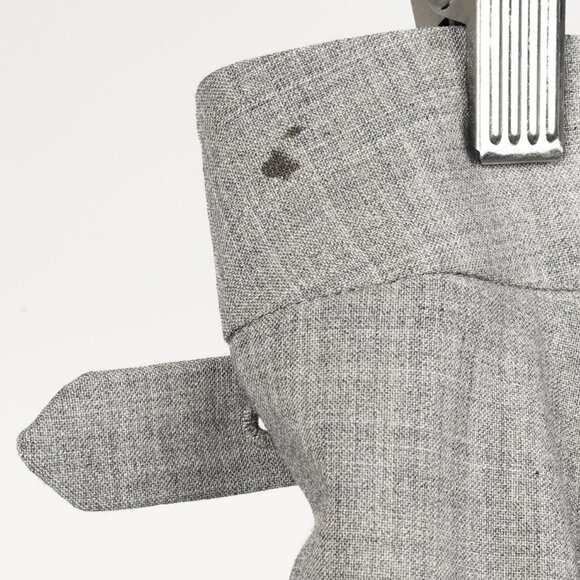 Tibi AW/14 Runway Grey Tropical Wool Pleated Wrap Pants - Picture 10 of 14